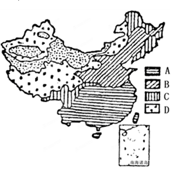 下图中abcd 分别表示的是我国四种农业生产地区 回答小题小题1 秦岭 淮河在图中的位置应是 A A 地区和b 地区之间b B 地区 和 初中二年级 地理试题 中国的农业考点 好技网